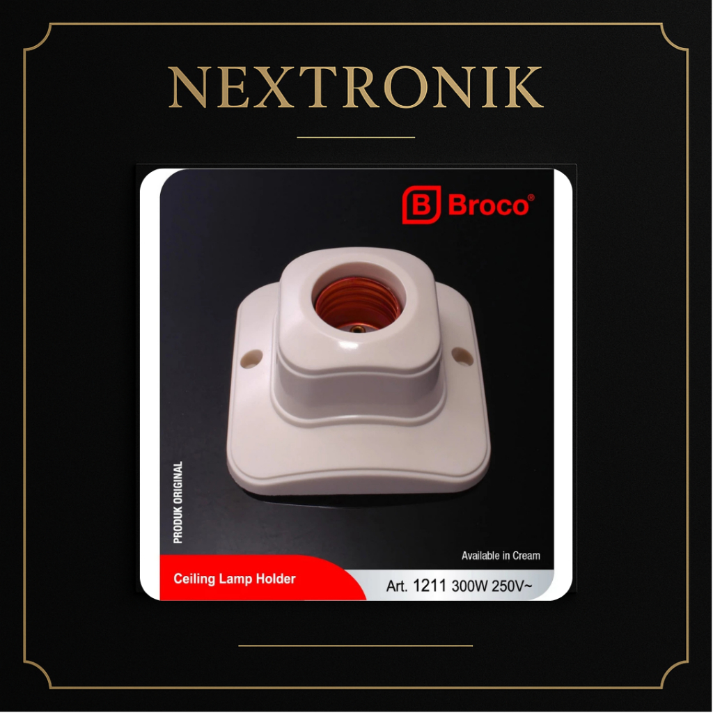 Broco || Fitting Lampu Plafon 1211