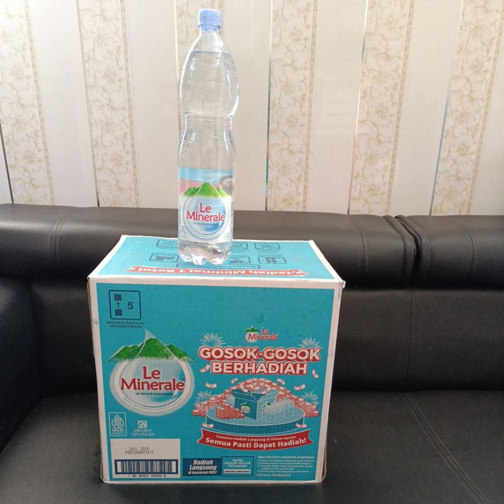 

⚡ INSTAN⚡ LE MINERALE BOTOL 1500ML- (1DUS@12BH)