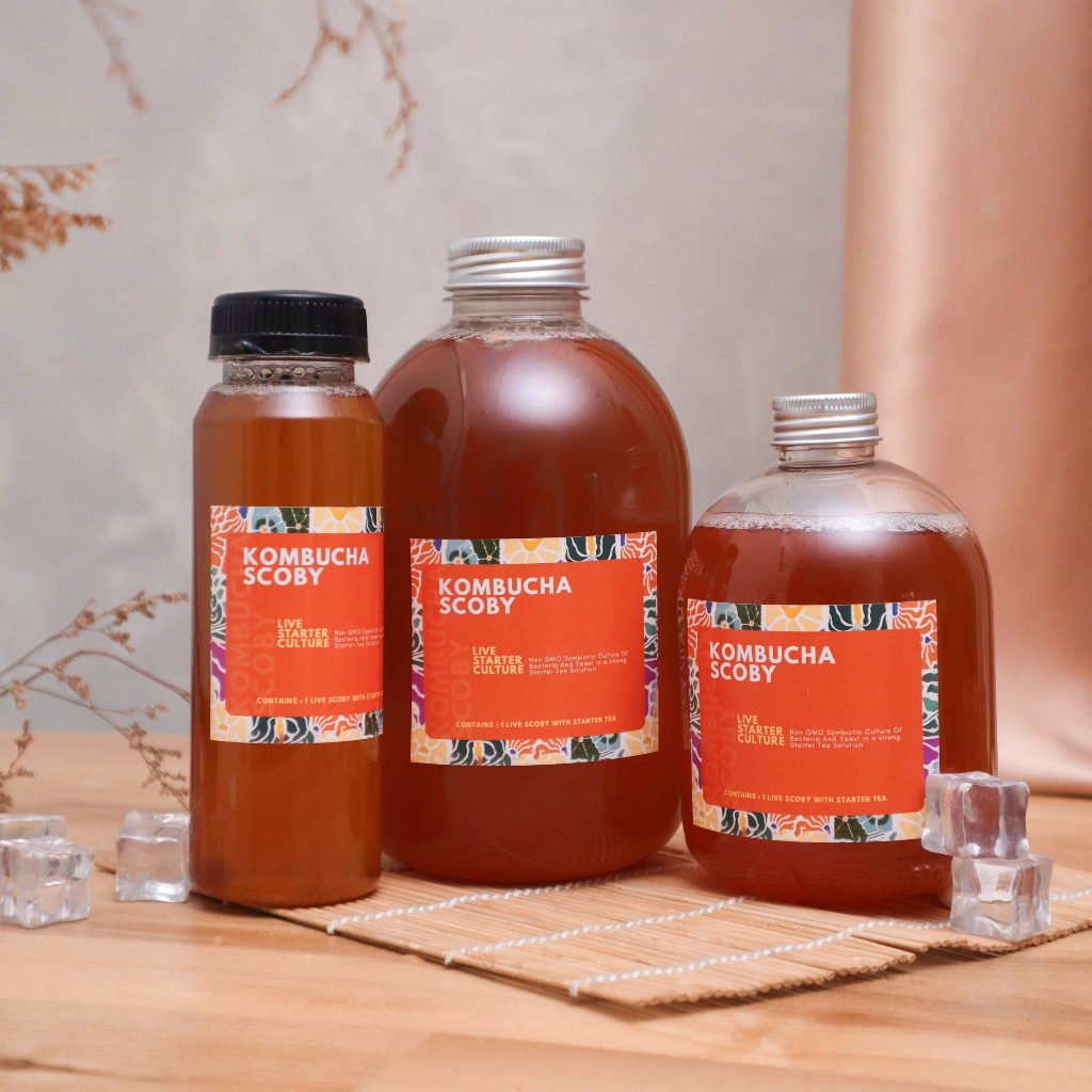 

Starter KOMBUCHA Premium | Biang Teh Fermentasi Tanpa SCOBY by. MADAMBUCHA