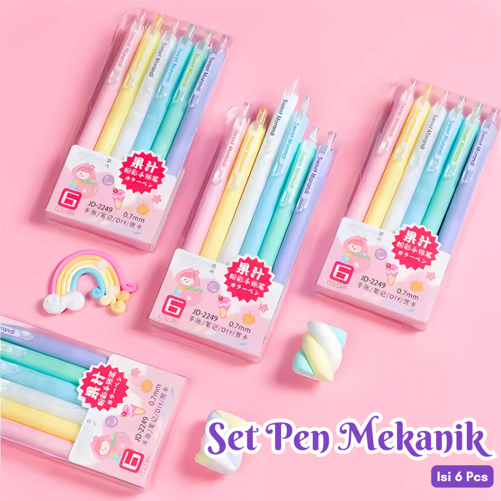 

SET PULPEN MEKANIK ISI 6 PCS JUMBO ACCESSORIES