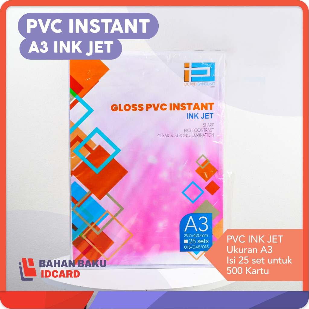 

INSTAN PVC card LASER A3 digital print LASER TONER STD quantac dan penta