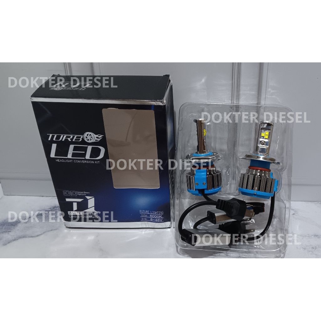 LAMPU SOROT HALOGEN H4 LED TURBO