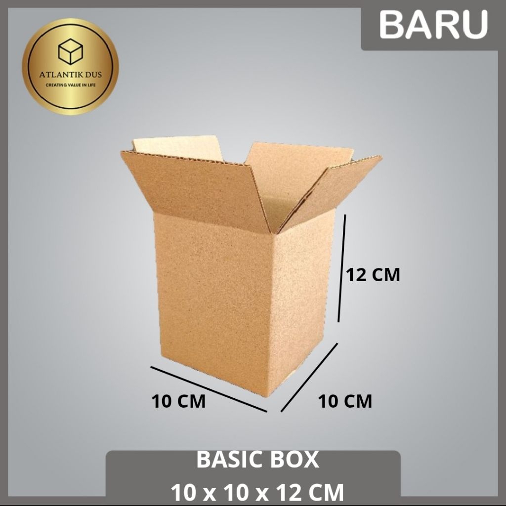 

KARDUS / KARTON box Dus mug gelas POLOS Uk. 10x10x12 CM paking packaging online shop untuk storage kirim paket