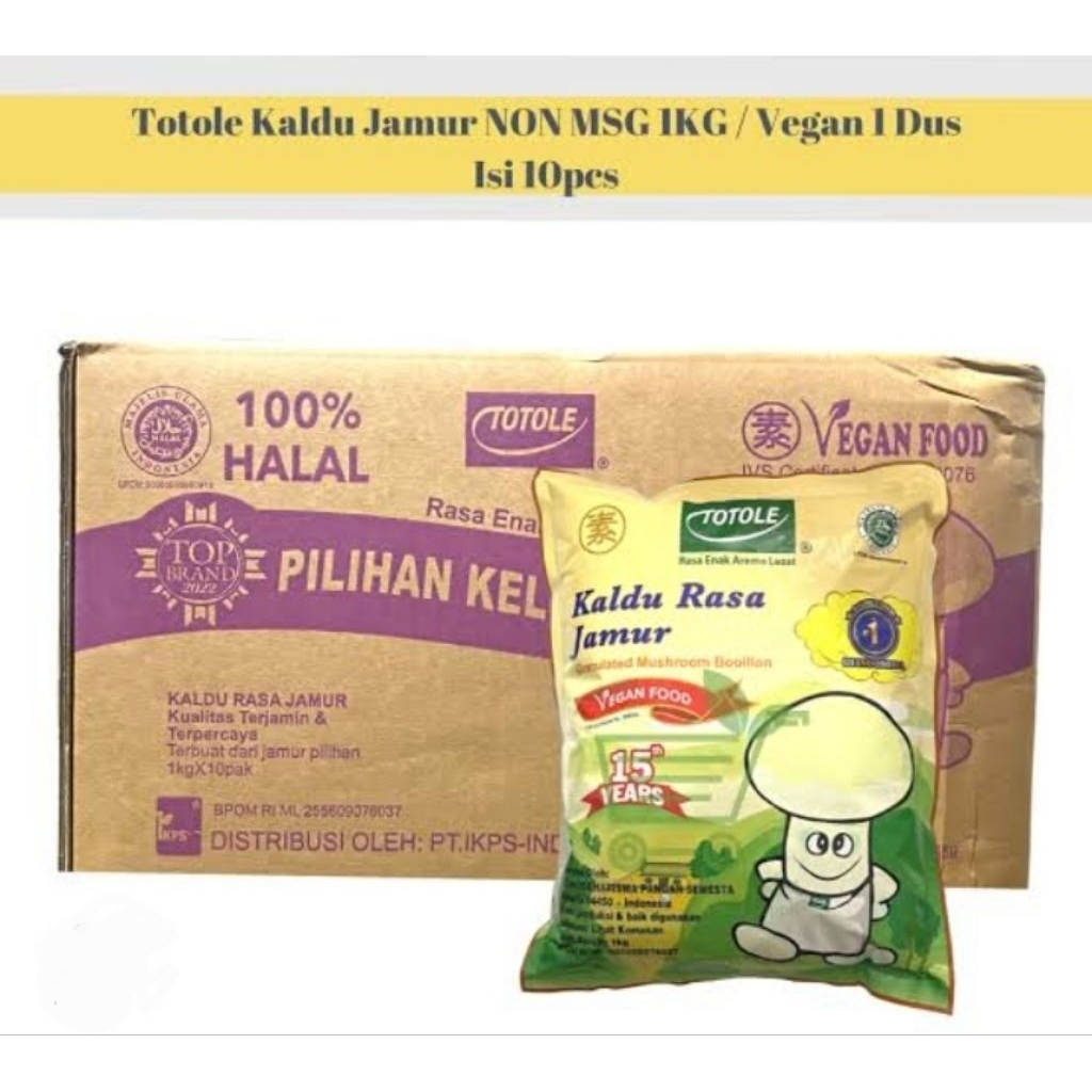 

Totole Kaldu Jamur 1kg 1pcs