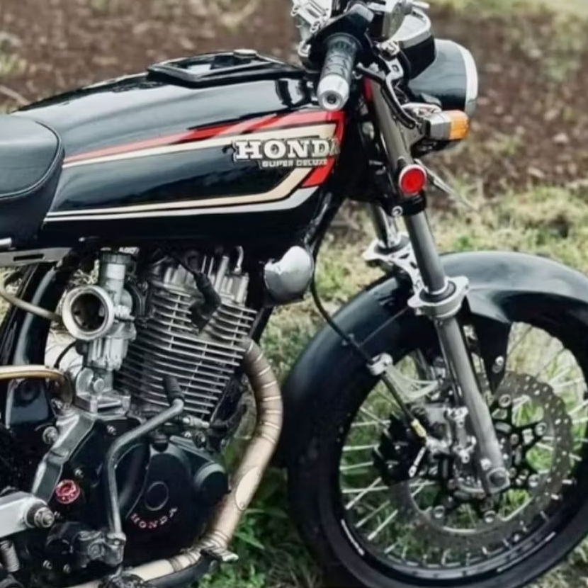 Striping GL 100 GL125 Sticker GL125 Lis Merah Striping Lis Sticker Original GL 100 GL Cepek