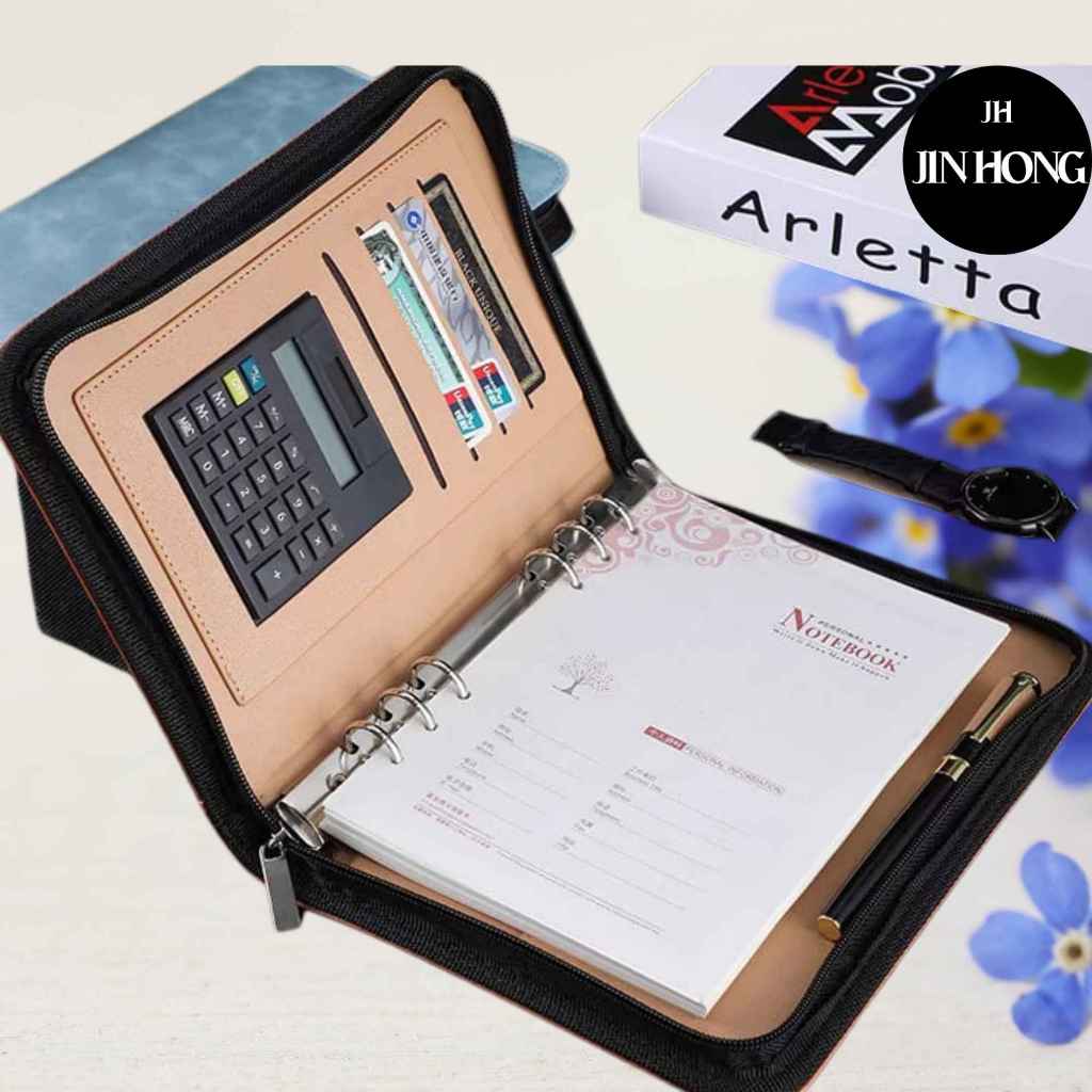 

[KHUSUS GROSIR] PAKET USAHA Buku Agenda Binder Note Book Cover Klip Cover Bahan Kulit Jurnal Garis A5 Notebook Diary Book Blinder Cover Polos Bisa Custom