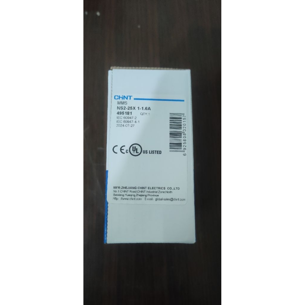 NS2-25X (9-25A) Motor Starter Chint 3pole 15KA