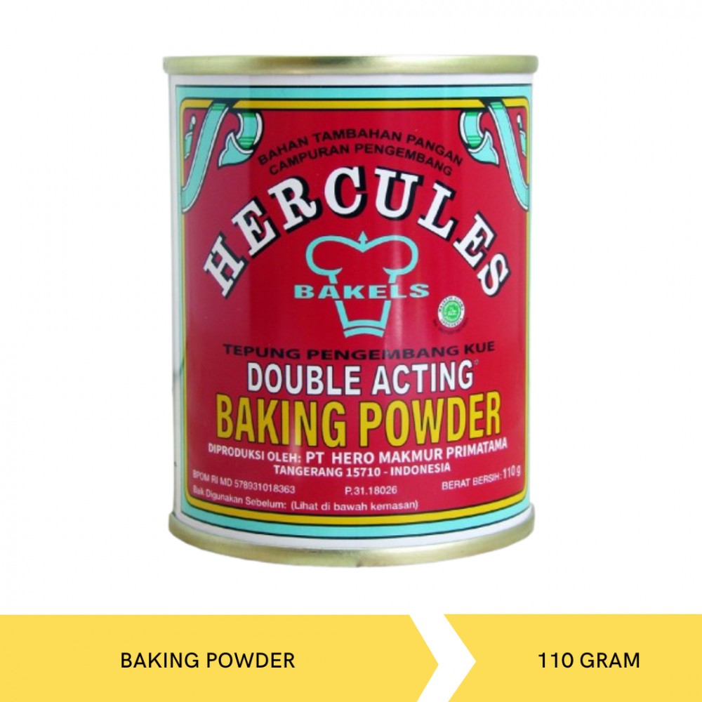 

Hercules Baking Powder Double Acting 110 Gram