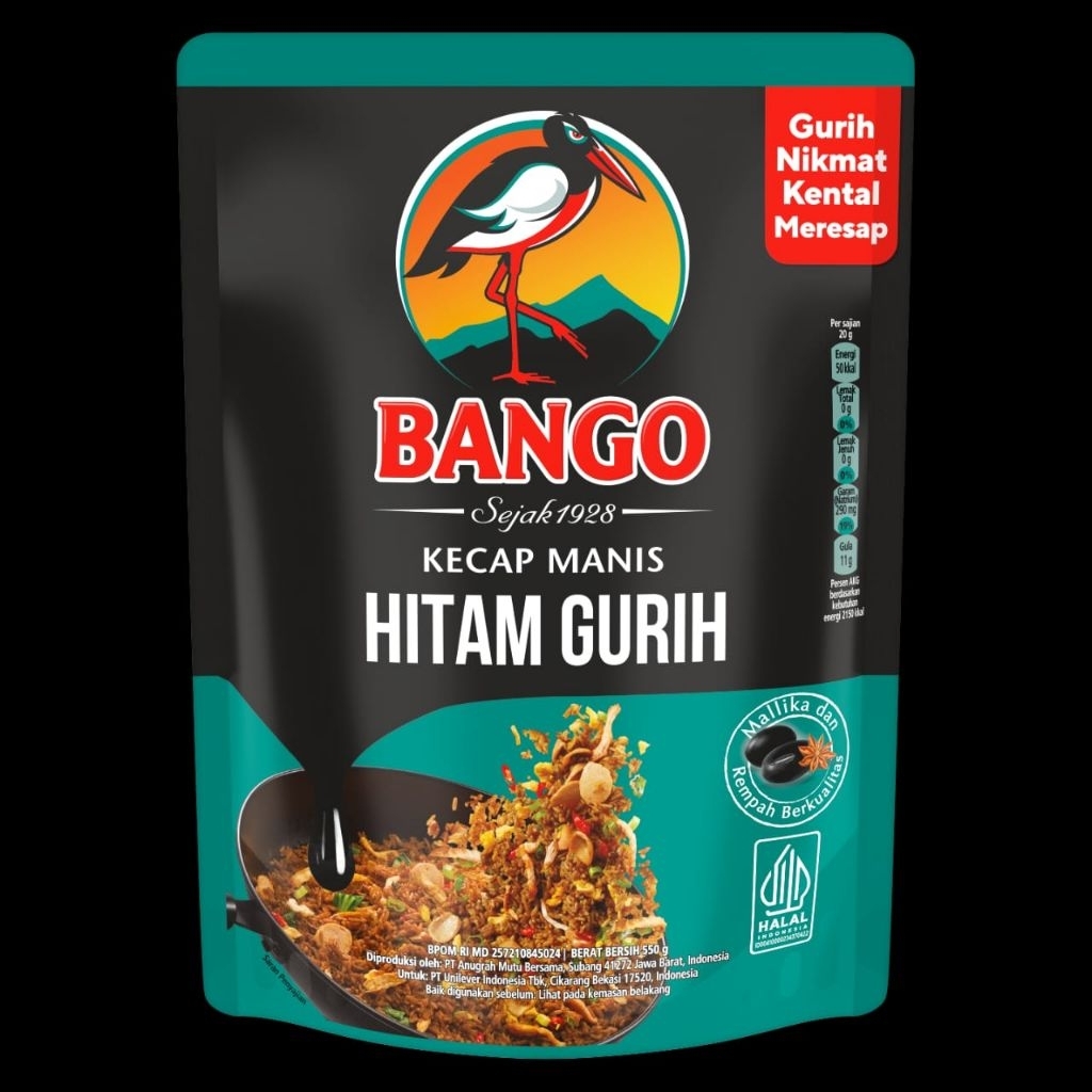 

kecap Bango hitam gurih 550g (Refill)