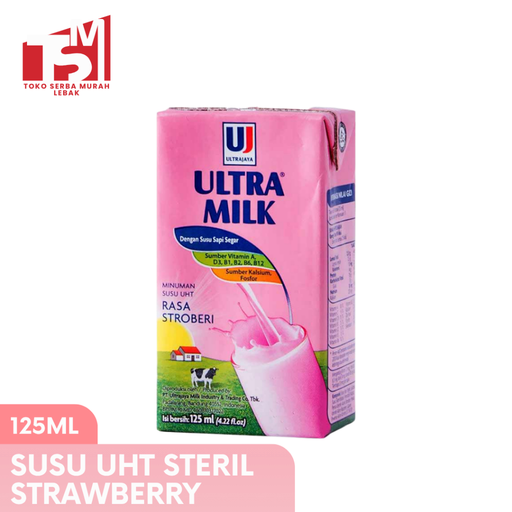 

Ultra Susu UHT Steril Strawberry 125ml