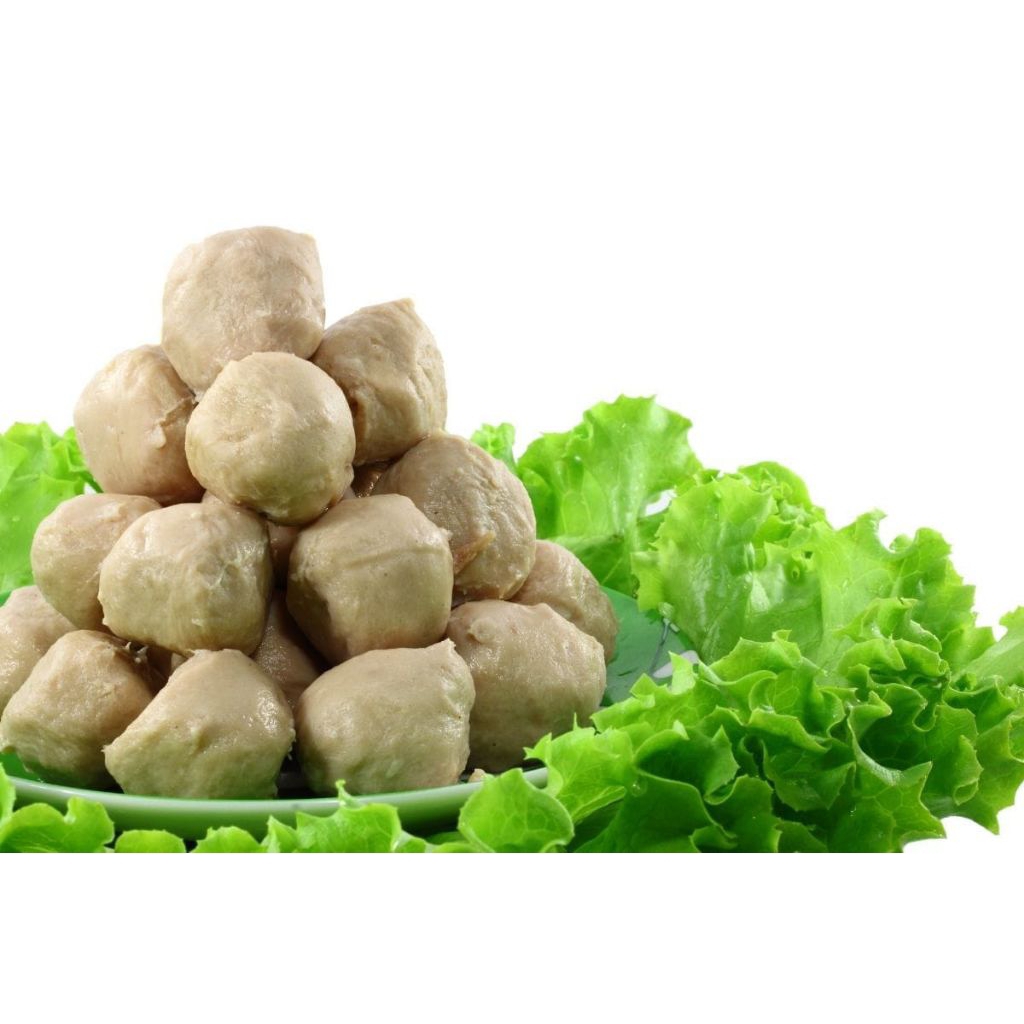 

Bakso kombinasi sapi dan ayam kecil Asli tanpa bahan pengawet kemasan isi 50butir