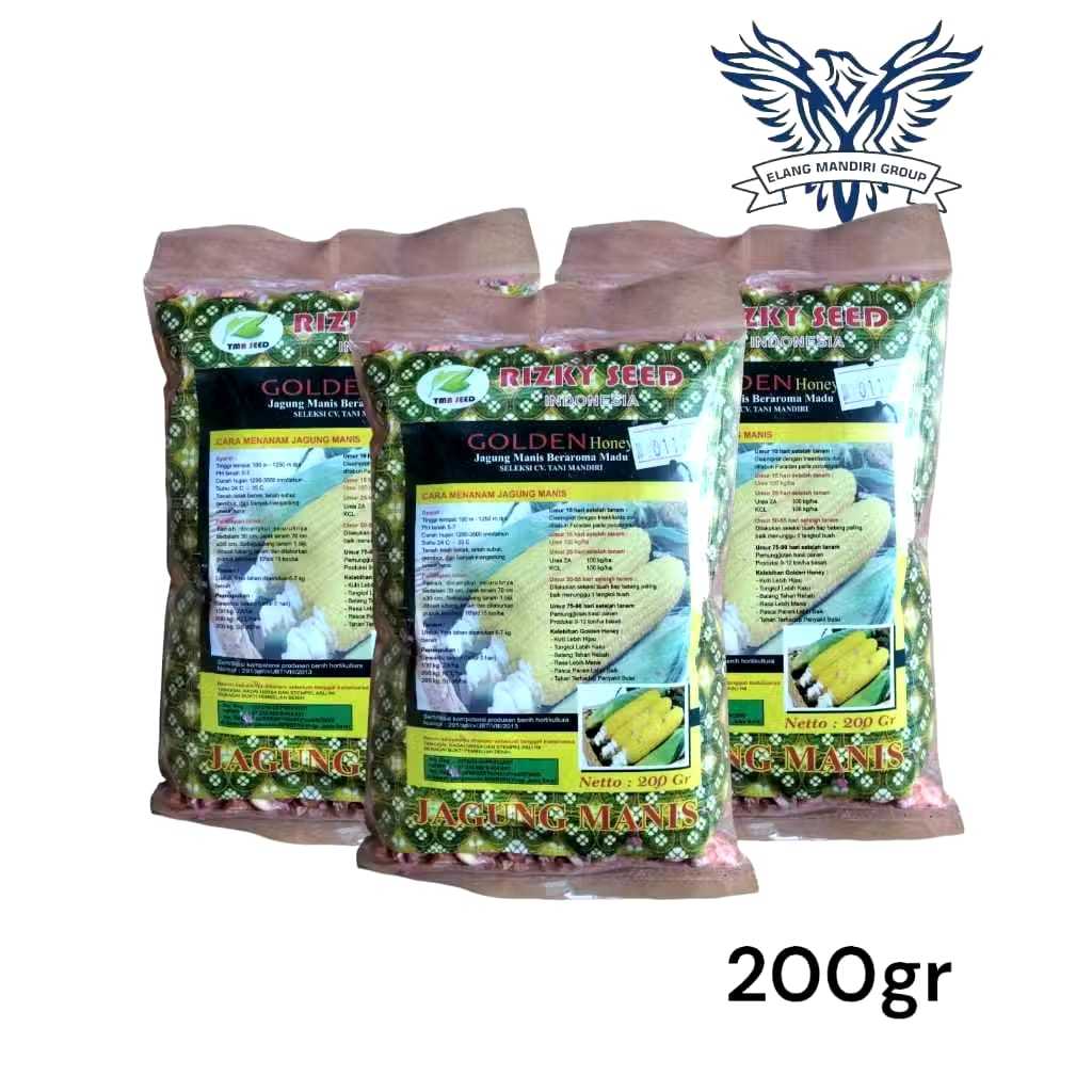 Jagung Golden 200gr Benih Jagung madu rizky seed