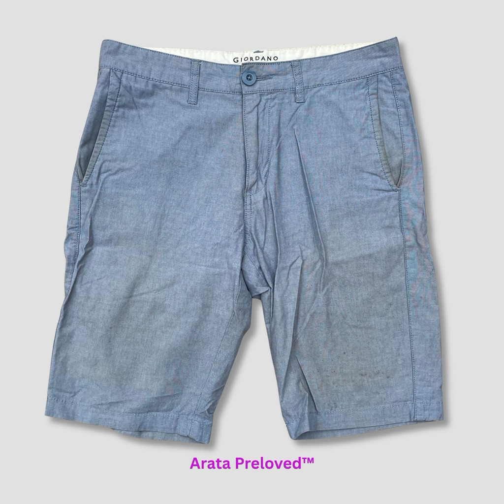 Celana Pendek Giordano Slim Bermuda Original