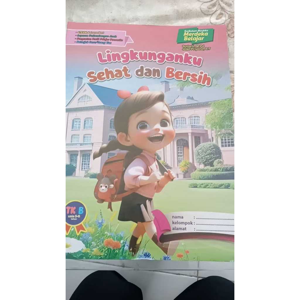 PAKET 10 BUKU KETERAMPILAN TK B - BUKU KURIKULUM MERDEKA - BUKU AKTIFITAS ANAK TK B