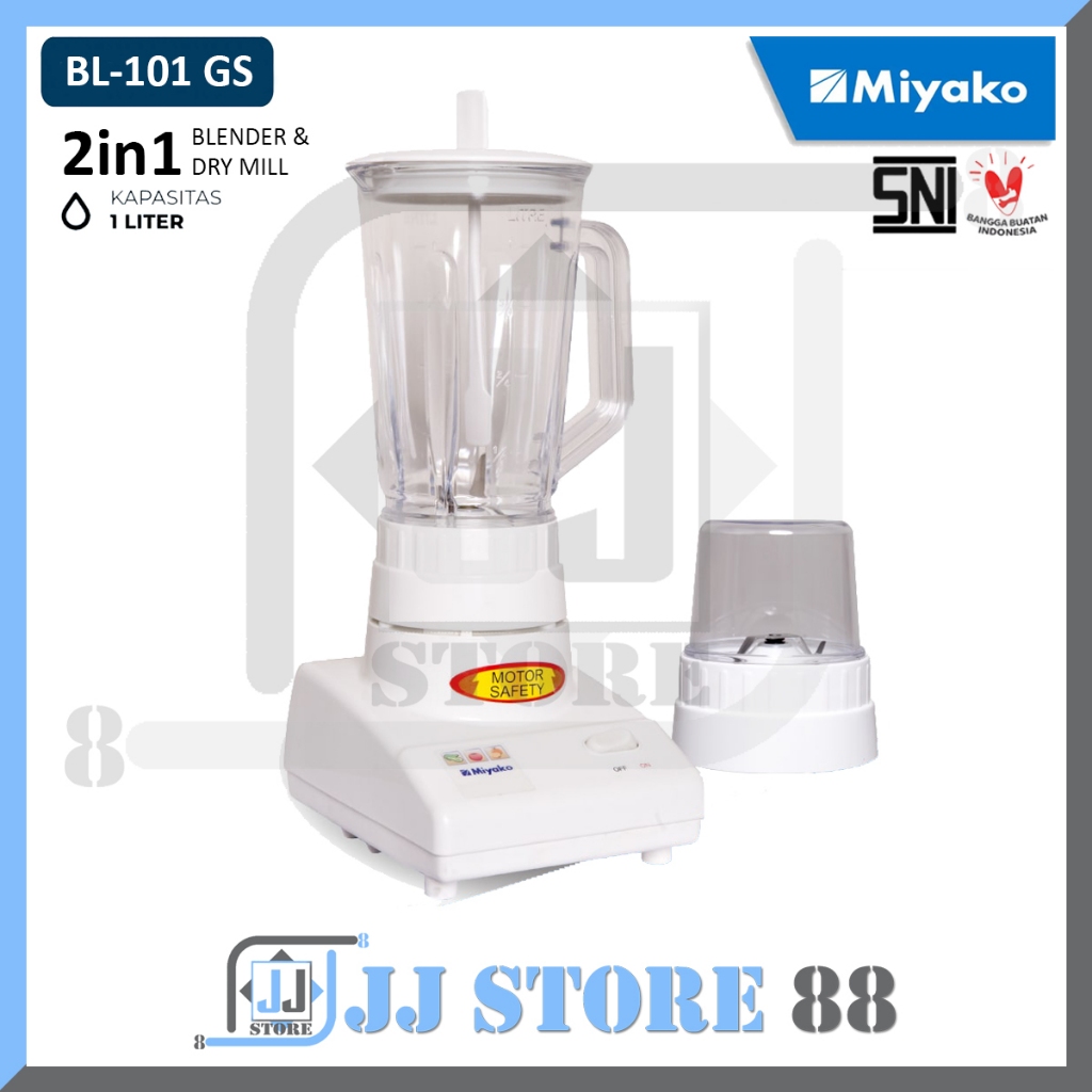 BLENDER MIYAKO / BLENDER KACA / BLENDER MIYAKO BL-101 GS - 2 in 1 / 1 L