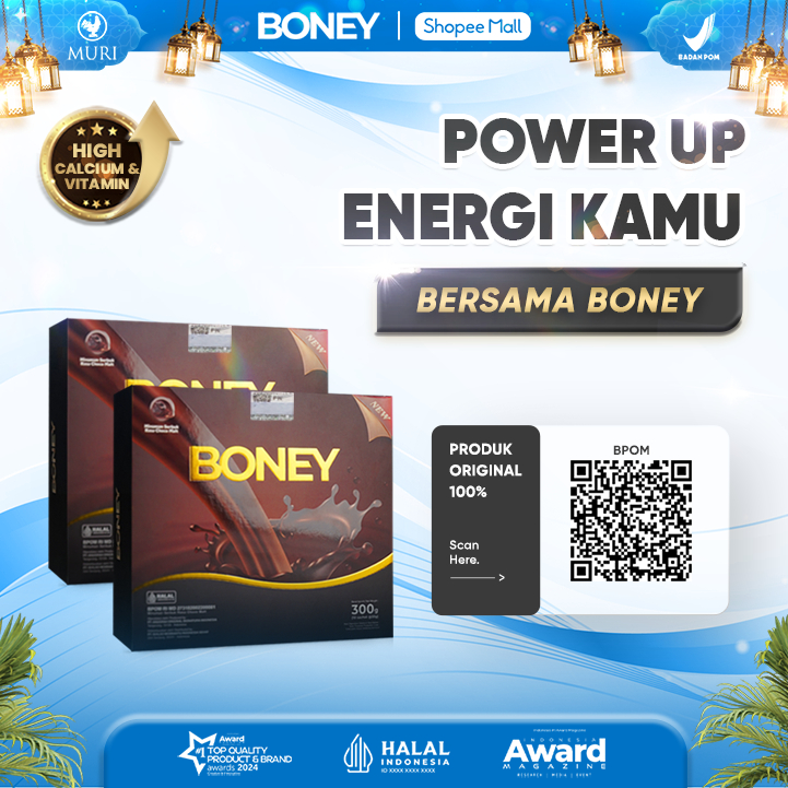 

Susu Boney / Paket 2 Kotak Peninggi / Naik 5-15 Cm/ Bpom Approved