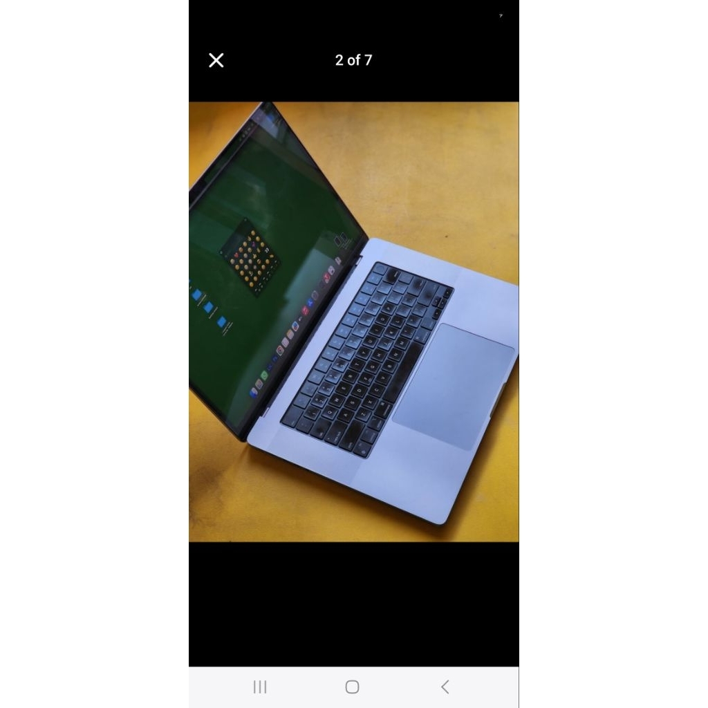 macbook pro M1 16 inch 16/512