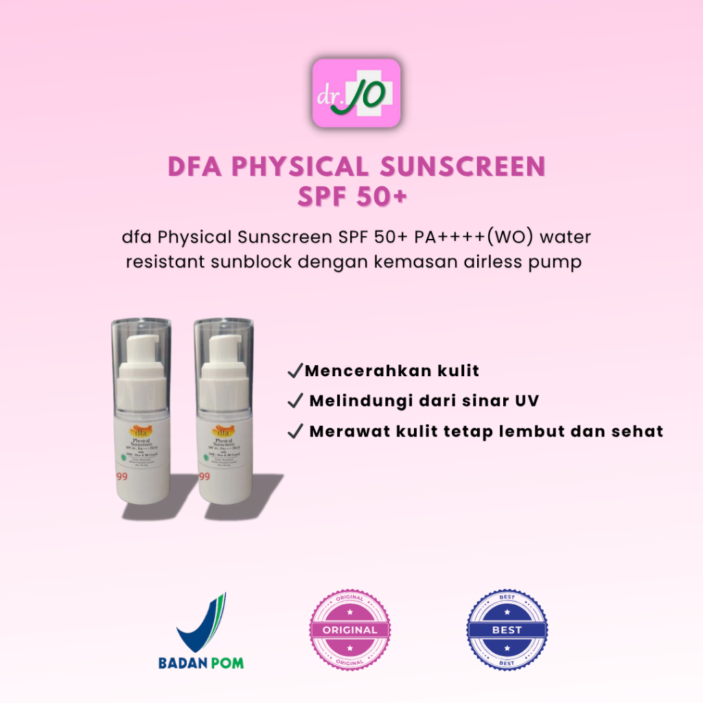 DFA PHYSICAL SUNSCREEN WO++ SPF 50 PA++++