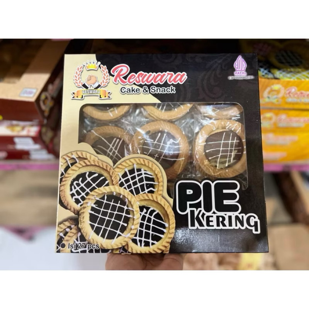 

Pie kering coklat isi 27 pcs Grosir