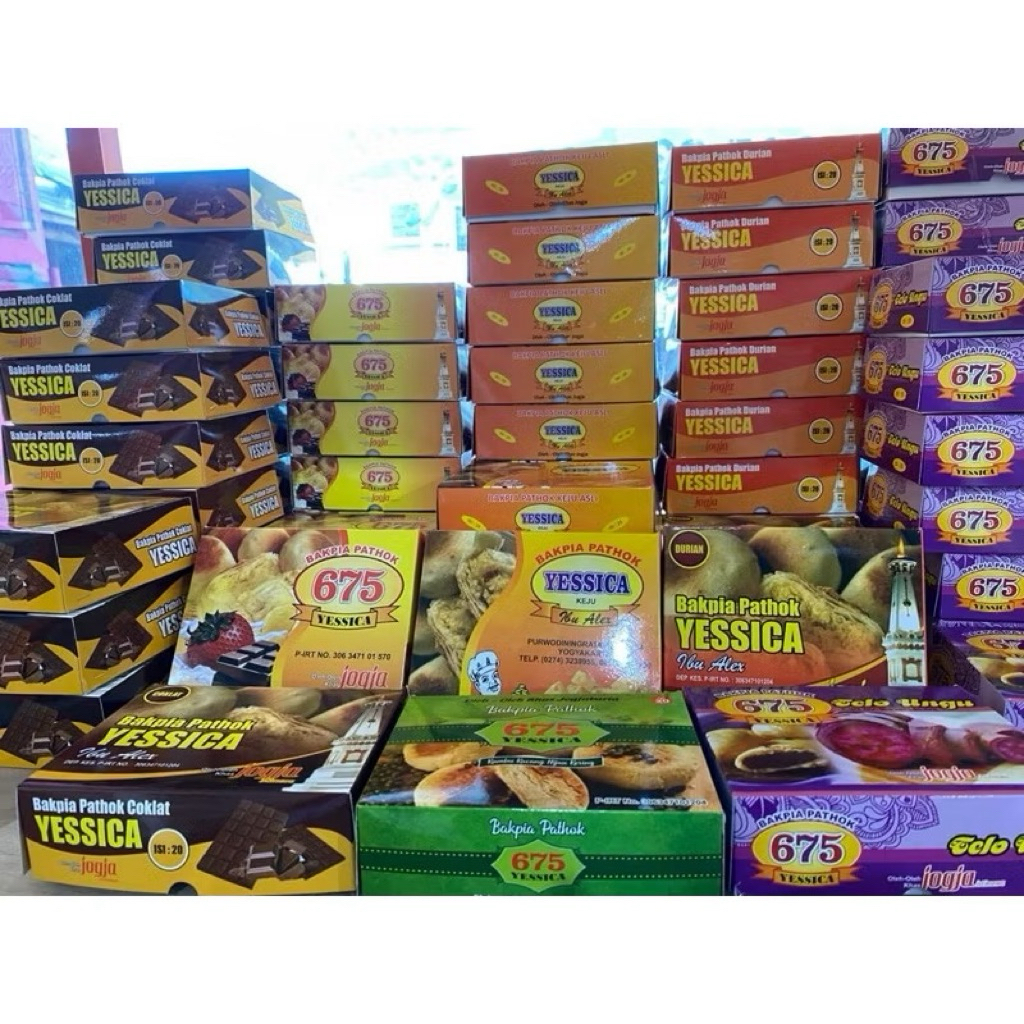 

BAKPIA PATHOK YESSICA( 675 ) isi 20pc ASLI JOGJA*