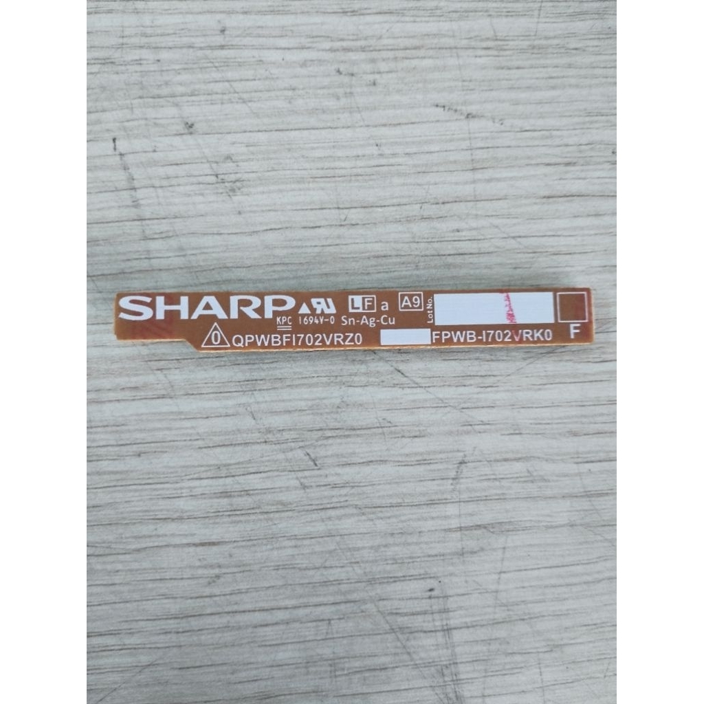 Lampu thermis kulkas SHARP 2 Pintu ORIGINAL