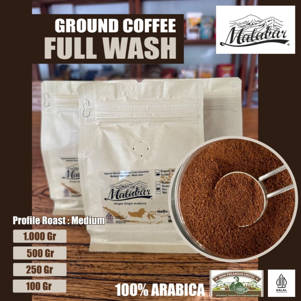 

Coffee Full Wash Kopi Malabar Bubuk / Ground