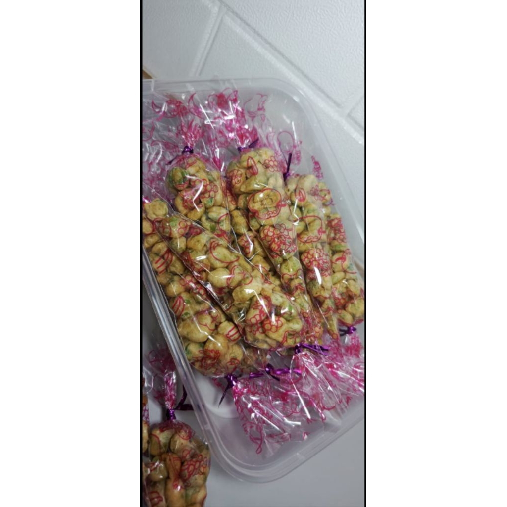 

kacang polong telur Snack simple Snack box