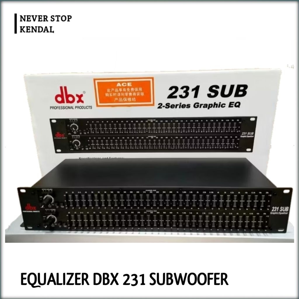 EQUALIZER DBX 231 SUBWOOFER