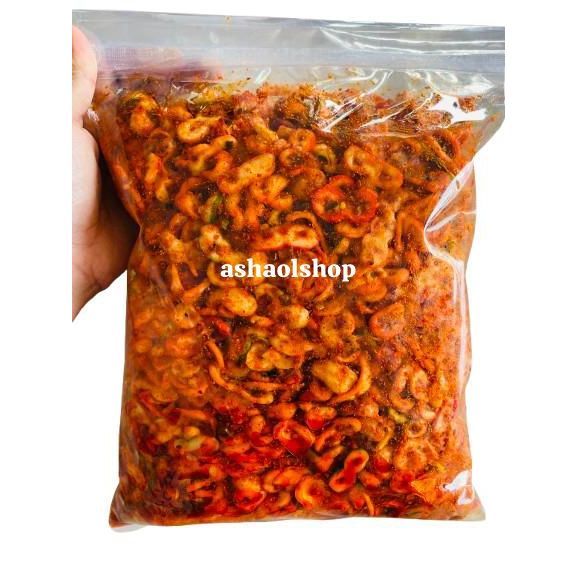

kerupuk delapan/kerupuk angka delapan 1kg pedas daun jeruk