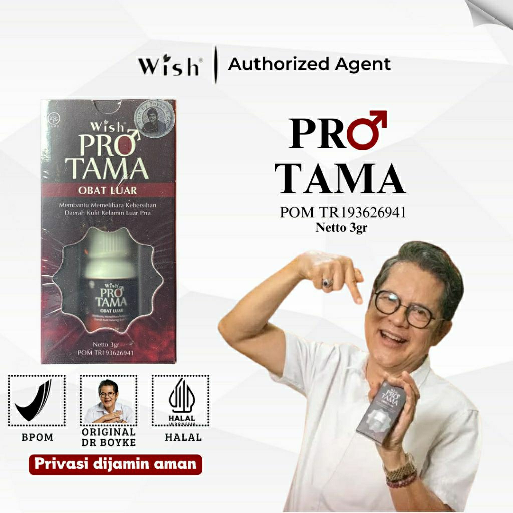Wish PRO TAMA ORIGINAL rekomendasi dr boyke untuk pria