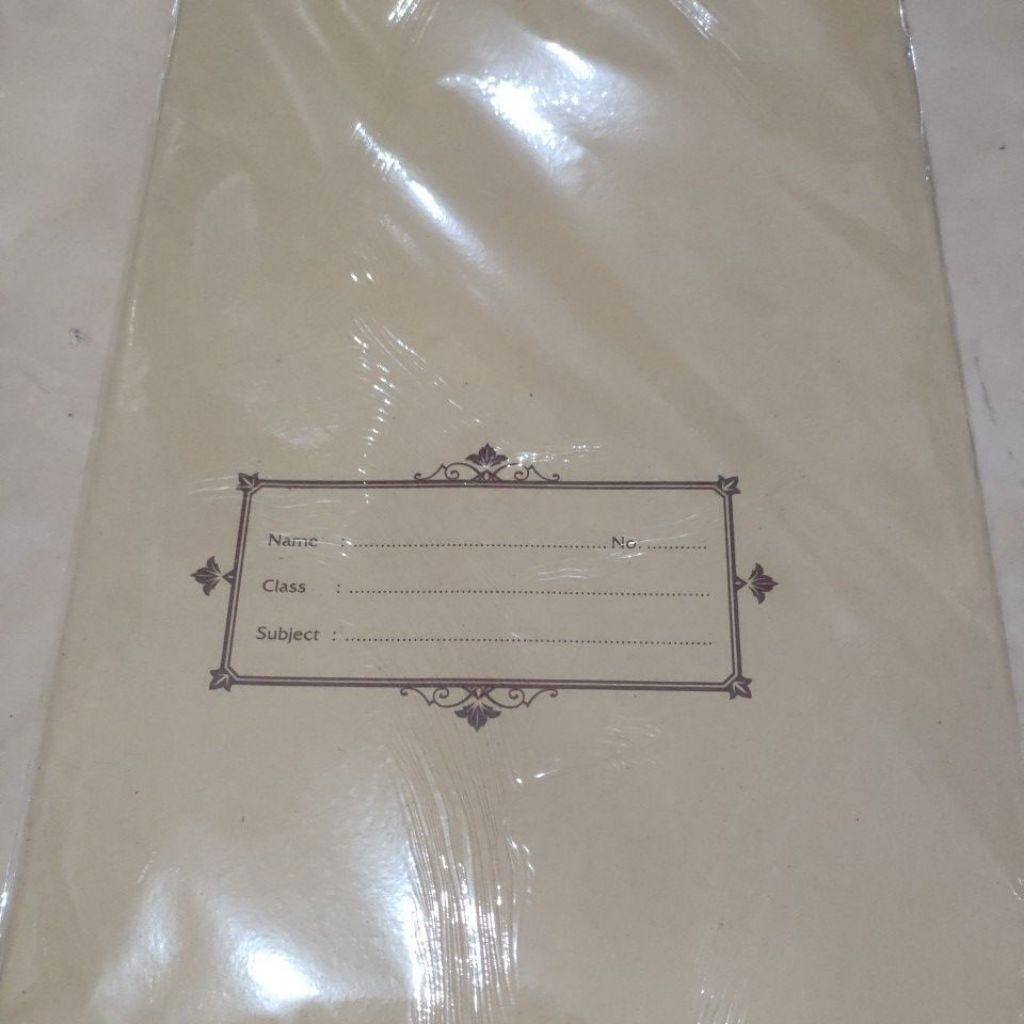 

Sampul kertas coklat polos ukuran buku big bos/boxi