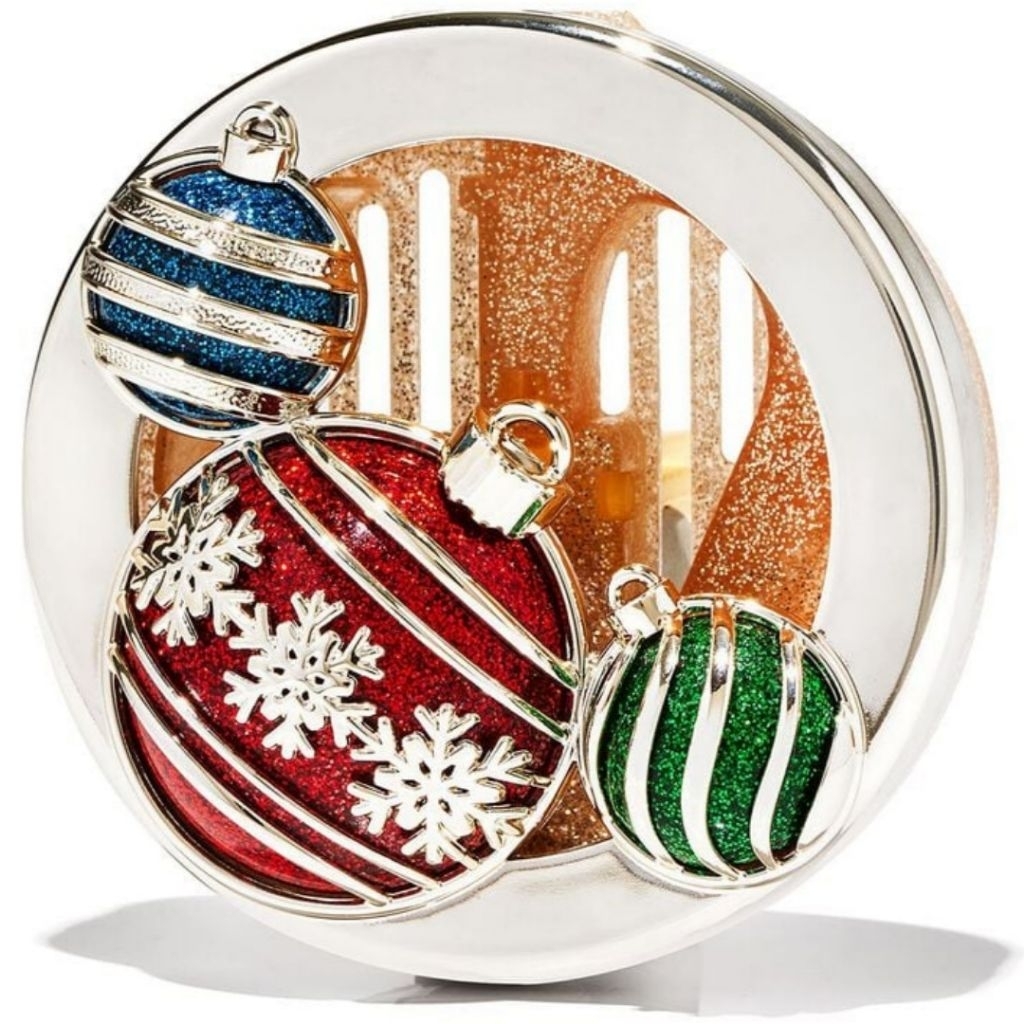 BBW ORNAMENTS VENT CLIP SCENTPORTABLE CAR FRAGRANCE HOLDER