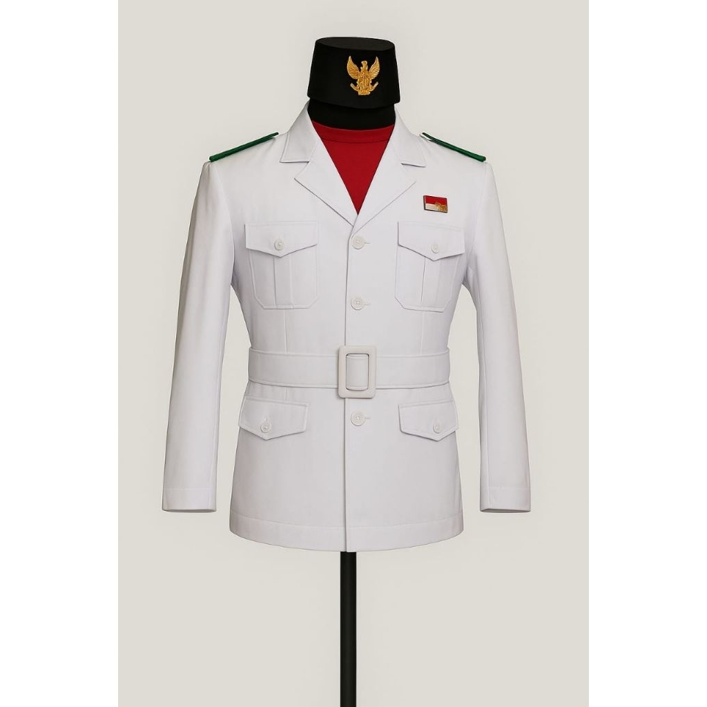 Atasan Baju PDU PASKIBRA Pria/ Baju Atasan PASKIBRA Pria