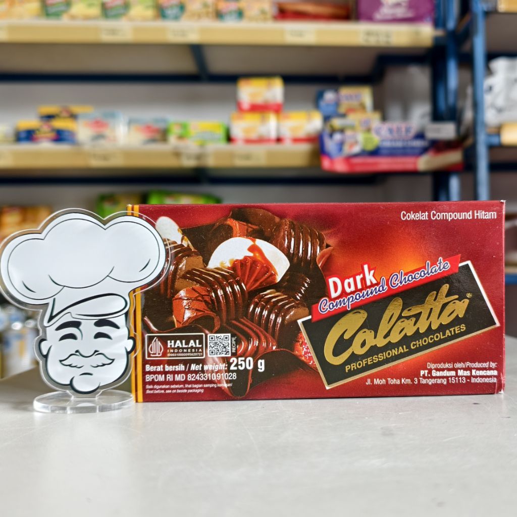 

Colatta Dark Compound Chocolate 250Gr / Coklat Colatta 250Gr / Coklat Dark Colatta 250Gr