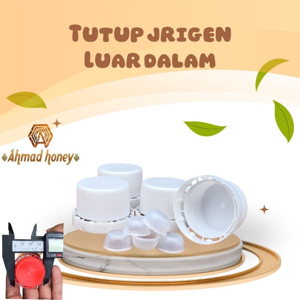 Tutup jrigen plug luar dalam  jrigen 500ml/ jrigen 1 liter COD jrigen 500ml, tutup jrigen