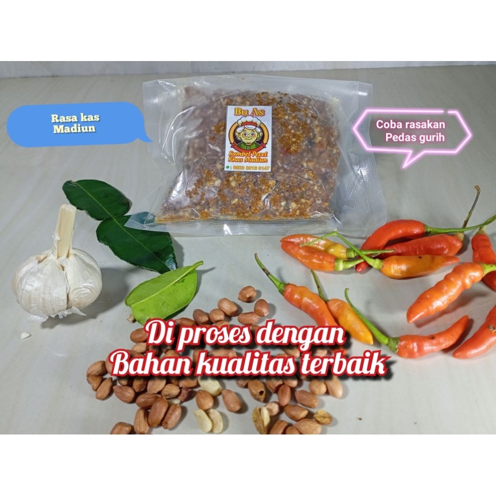 

sambal pecel Bu As