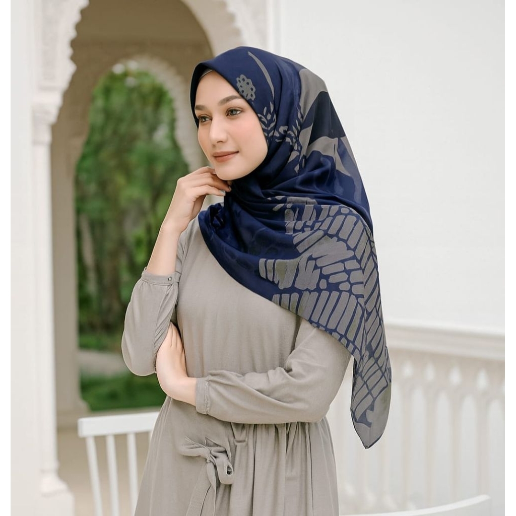 PROMO/AISA NAVY/ JILBAB VOAL PREMIUM/ GROSIR HIJAB/ HIJAB SEGI EMPAT/ VOAL MOTIF PREMIUM
