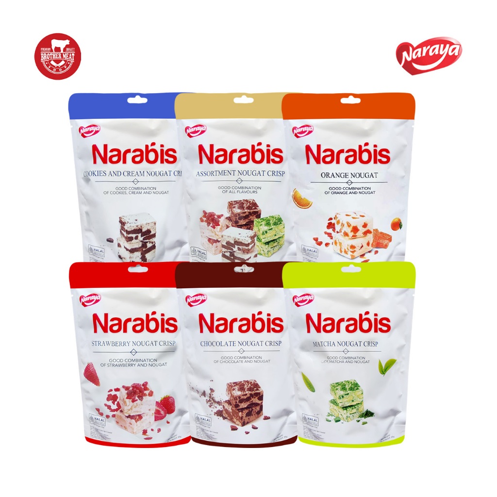 

Naraya Narabis Nougat Crisp 90gr - Brothermeatshop