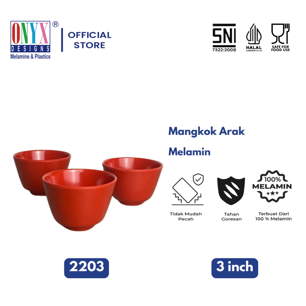 Onyx Mangkok Melamin 2203