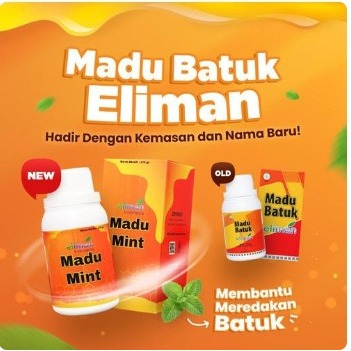 

Madu Batuk Eliman 175gr Madu Mint