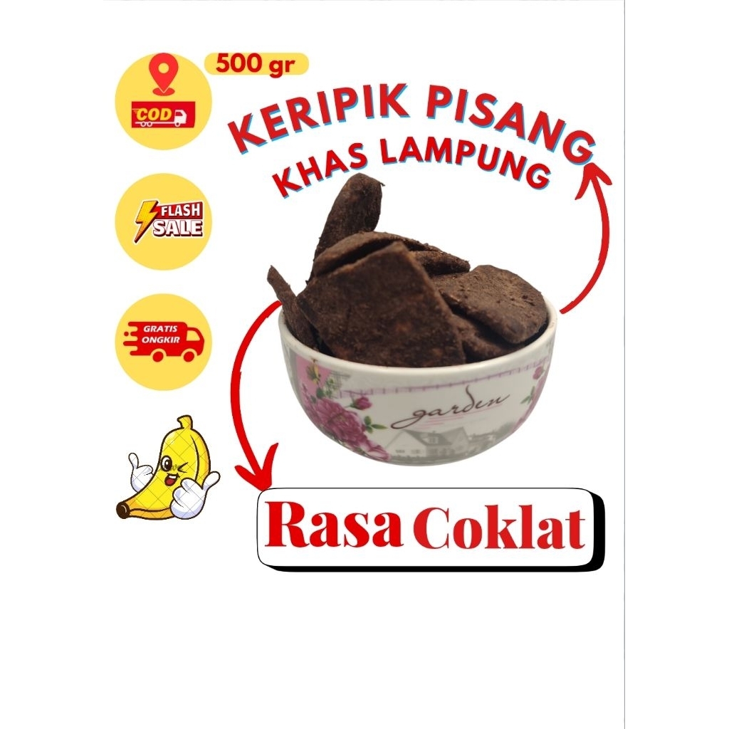 

keripik pisang coklat Lampung