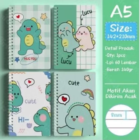 

Note book A5 isi 40lembar