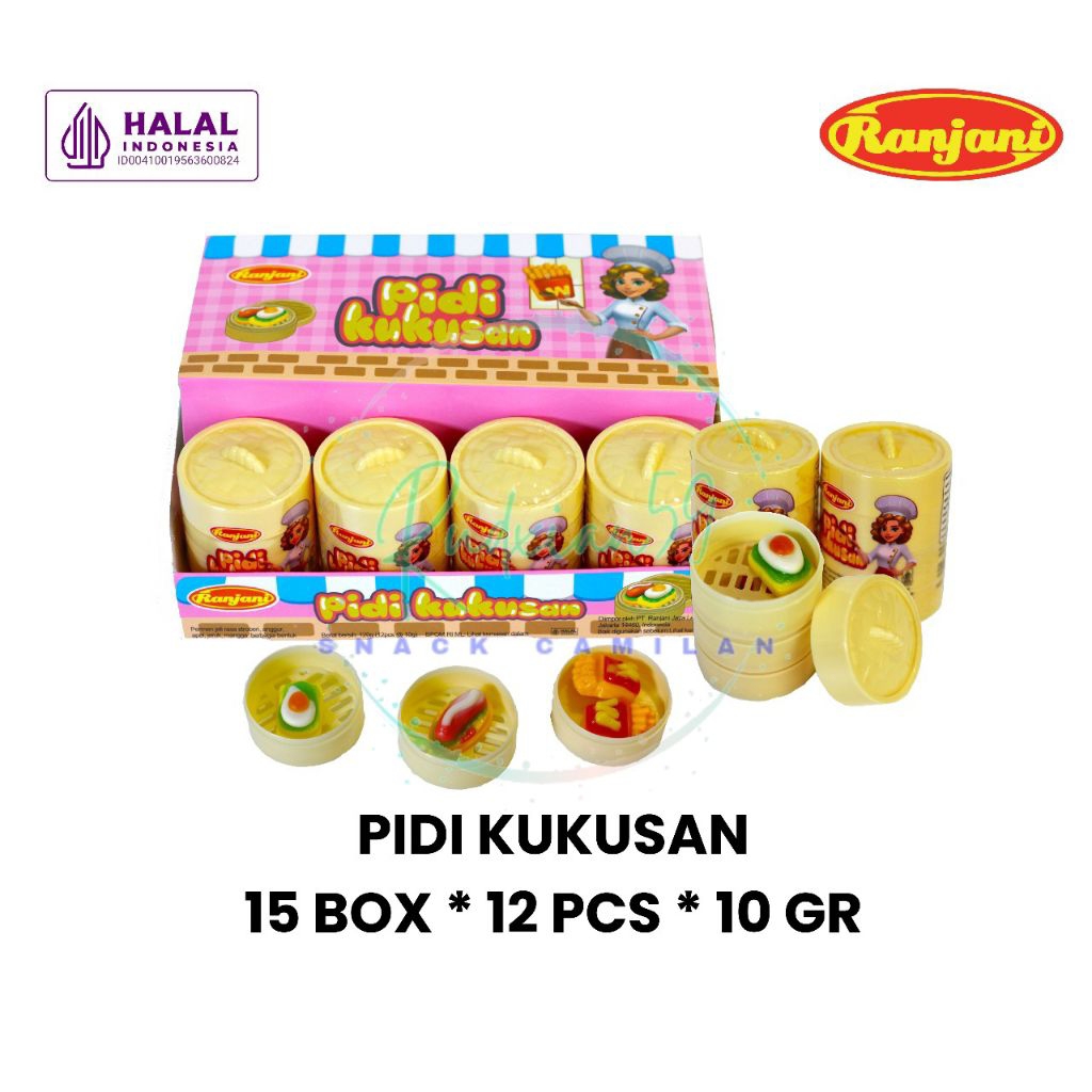 

permen Ranjani bentuk pidi kukusan box isi 12 pcs