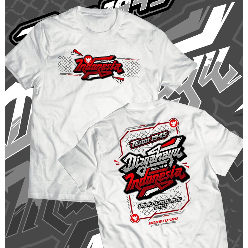 KAOS AGUSTUSAN KEREN[KAOS 17An]DESAIN KEMERDEKAAN