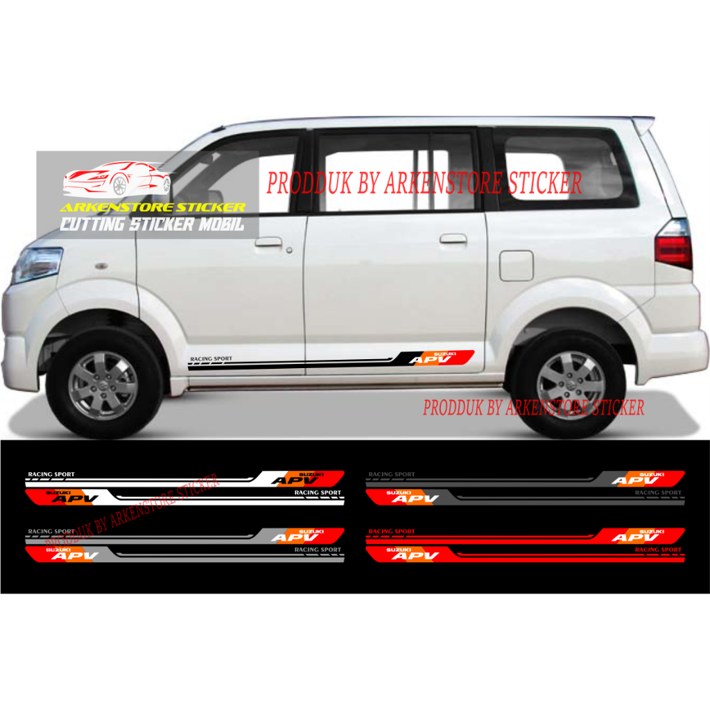 Stiker mobil Suzuki apv cutting stiker sticker mobil apv stiker terbaru
