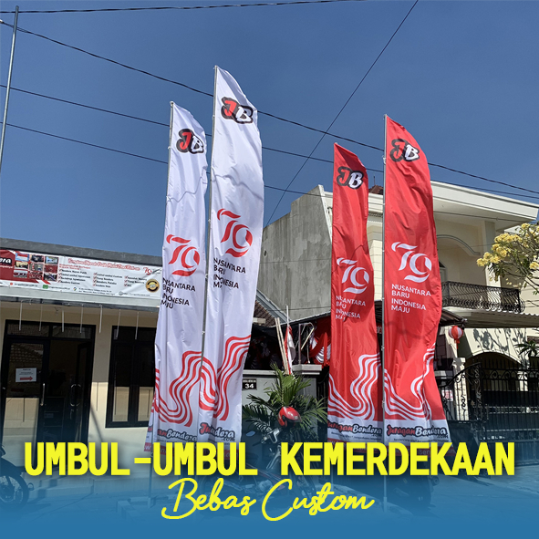Umbul Umbul Printing, Umbul2 kemerdekaan, umbul umbul kain