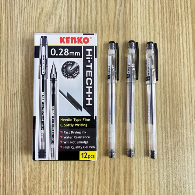 

Pulpen Hitech Kenko 12 Pcs Tinta Hitam | Pulpen Murah Kantor Sekolah