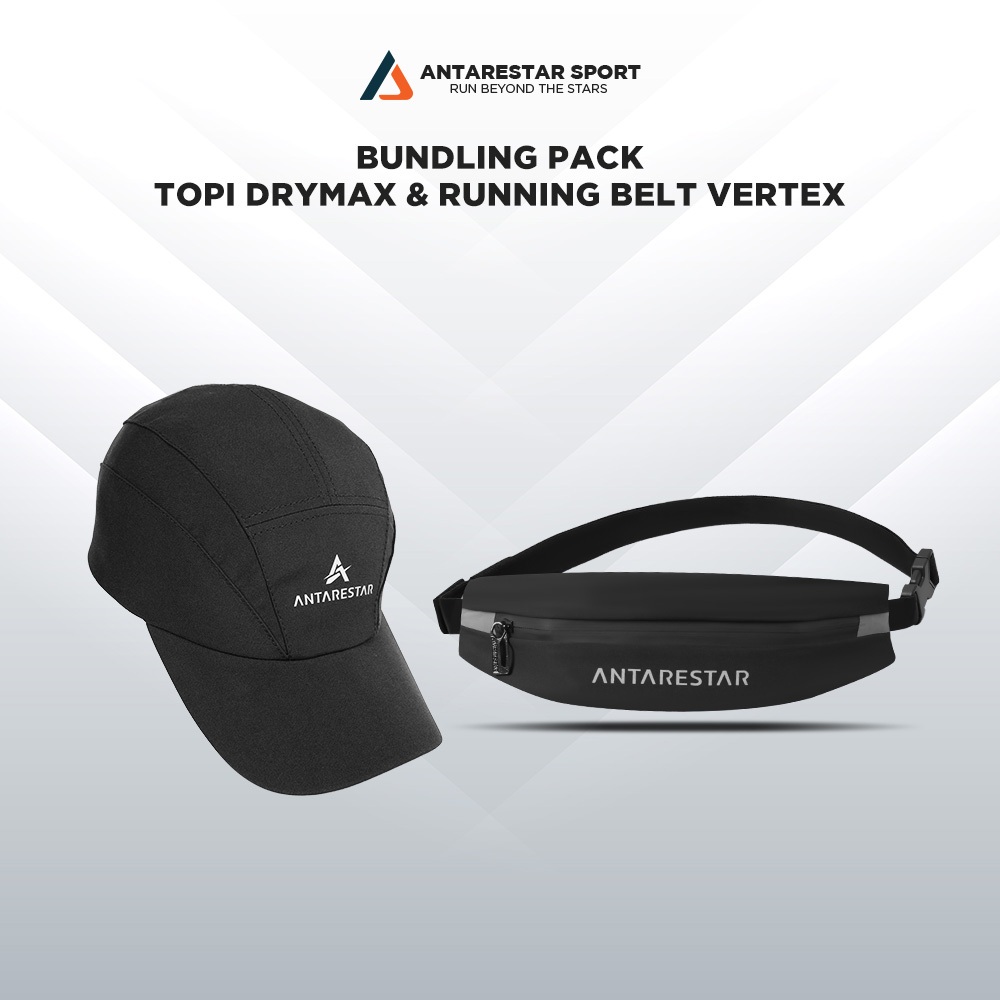 ANTARESTAR Sport - Topi Running dengan Running Belt