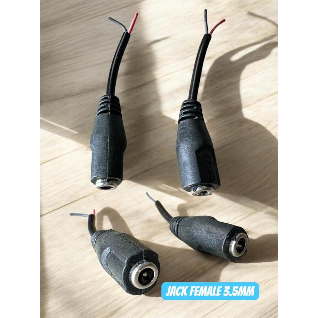 Kabel Jack DC Cewek/Female Buntung / Kabel Power DC Socket Female Colokan Besar Nokia Jadul Dan Lamp
