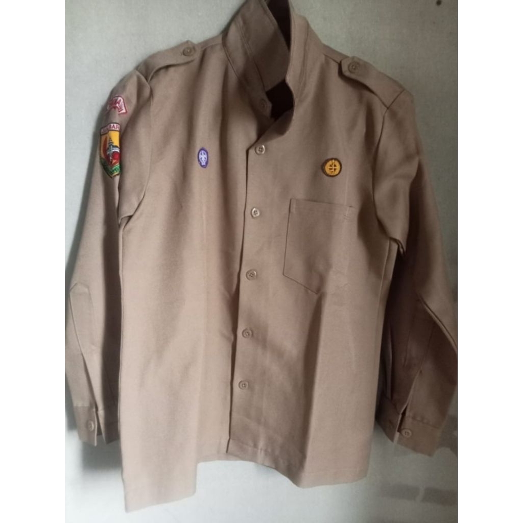 preloved baju pramuka saku atas (wanita)